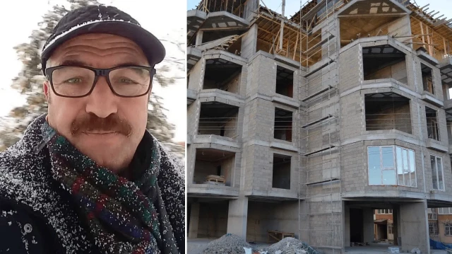 kalip ustasi insaatin 4uncu katindan dusup oldu jtwwe8Dy