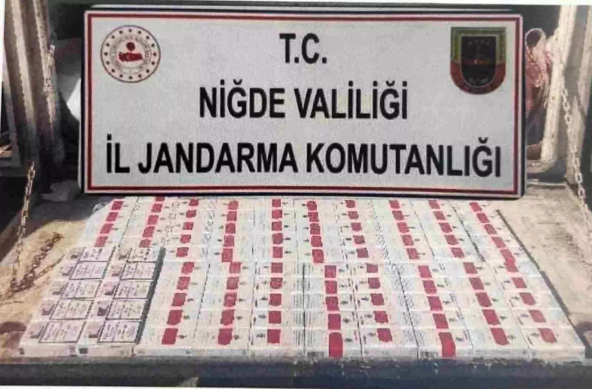 nigdede 370 paket kacak sigara ele gecirildi yyFFTf6P