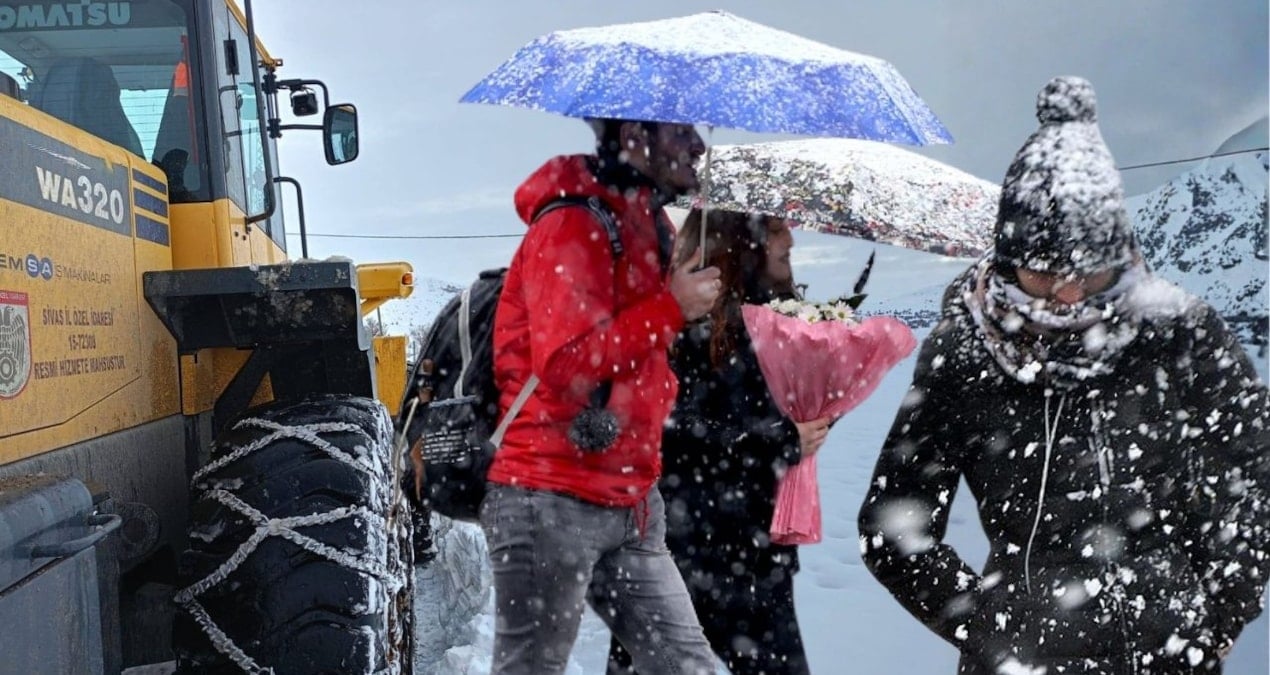 Meteoroloji uyardı, çok sayıda ili kar vurdu: Yollar ulaşıma kapandı, irtibat kesildi
