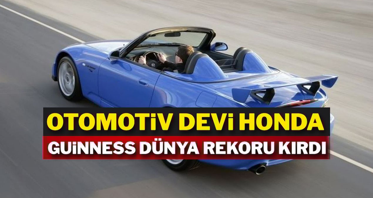 Otomotiv devi Honda Guinness Dünya Rekoru kırdı